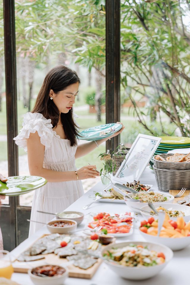 Le brunch du lendemain du mariage